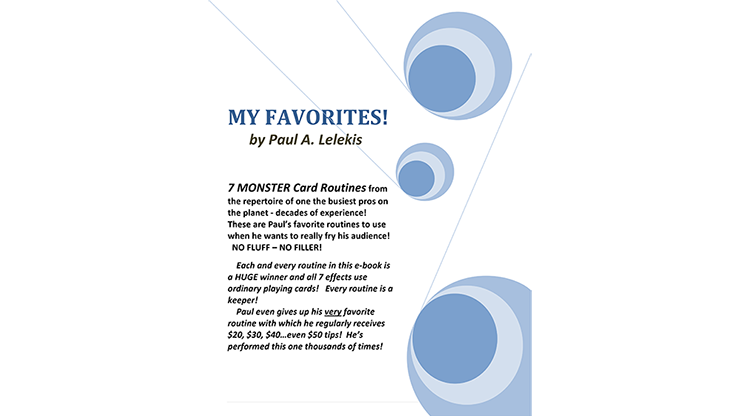My Favorites! by Paul A. Lelekis - ebook