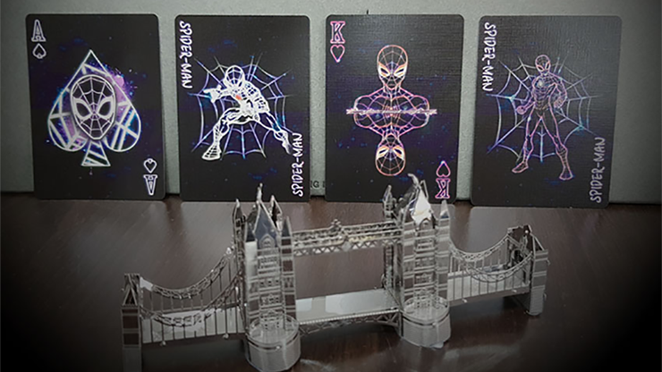 Avengers Spider-Man Neon Playing Cards