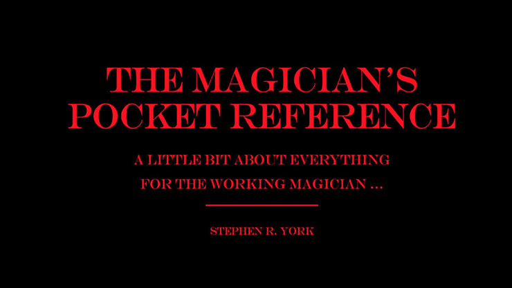 The Magician's Pocket Reference by Stephen R. York - ebook