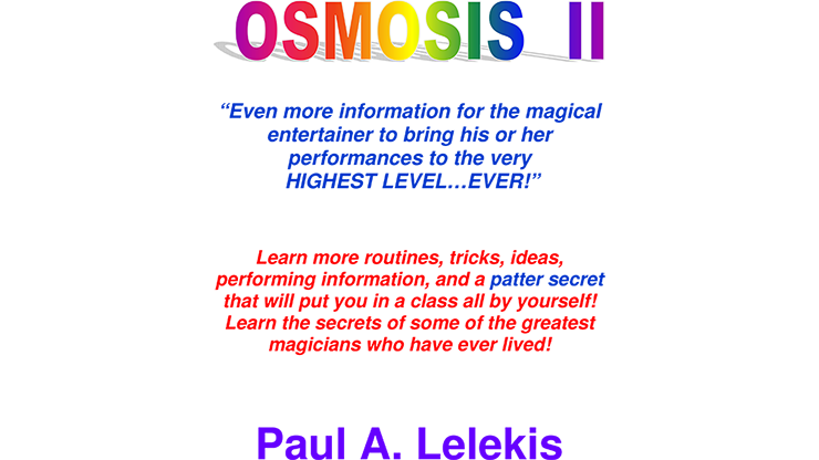 OSMOSIS II - Paul A. Lelekis - Mixed Media Download