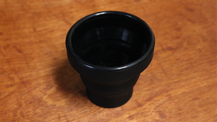 Harmonica Chop Cup Black 2 (Silicon) by Leo Smetsers - Trick