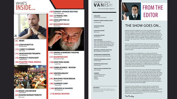Vanish Magazine #38 - ebook