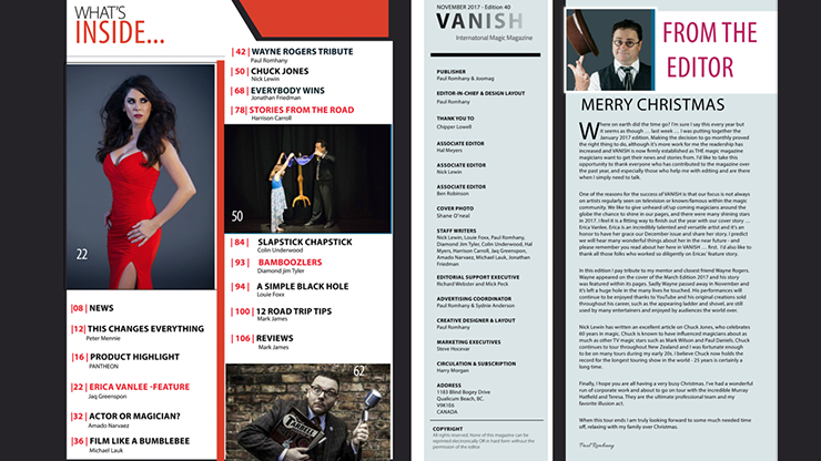 Vanish Magazine #40 - ebook