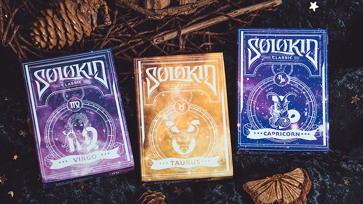 Solokid Constellation Series V2 (Capricorn) Playing Cards by Solokid Playing Card Co.