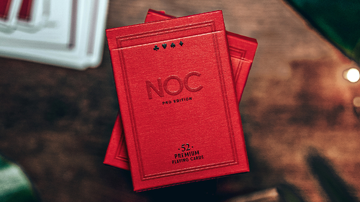 NOC Pro 2021 (Burgundy Red) Playing Cards