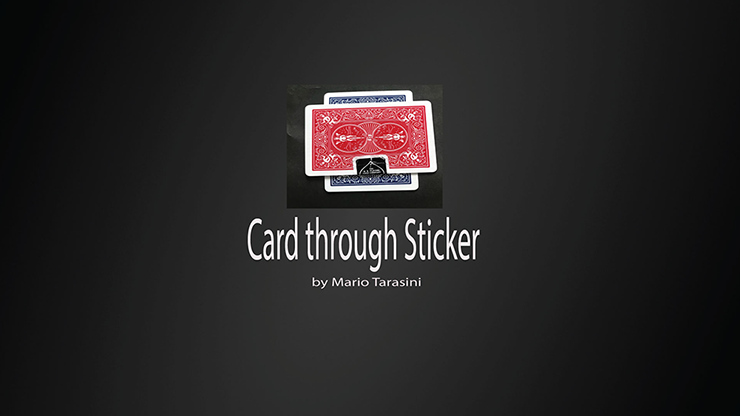 Card through Sticker by Mario Tarasini - Video Download