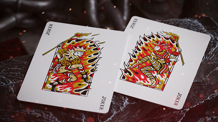 Sacred Fire (Eternal Flame) Playing Cards by Riffle Shuffle