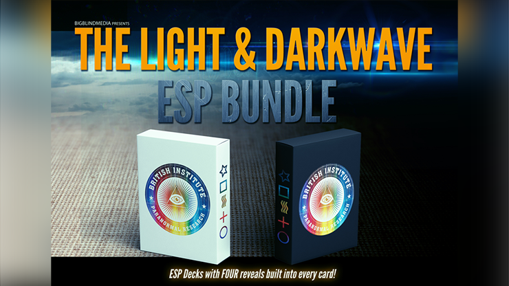 BIGBLINDMEDIA Presents The Darkwave and Lightwave ESP Set (Gimmicks and Online Instructions) by Adam Cooper - Trick