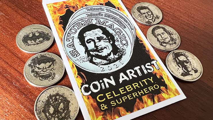 COiN ARTIST Quarter Super Hero/Celebrity (6 coins per pack) by Mark Traversoni and iNFiNiTi