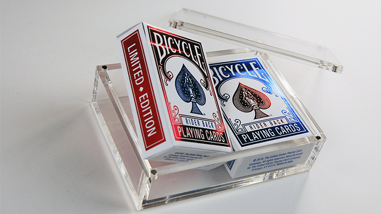 Bicycle Rider Back Mini Limited Edition (2 Pack With Foil Tucks In Carat Case) by US Playing Card Co