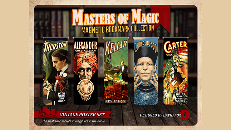 Masters of Magic Bookmarks Set 1. by David Fox - Trick