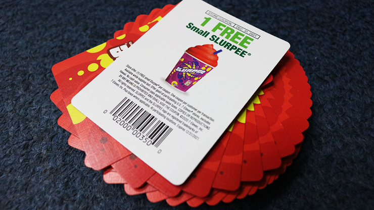 Bicycle 7-Eleven Slurpee 2020 (Red) Playing Cards