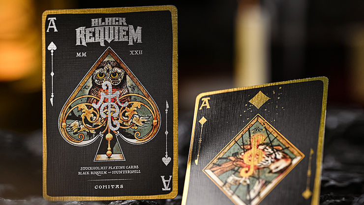 Black Requiem Playing Cards