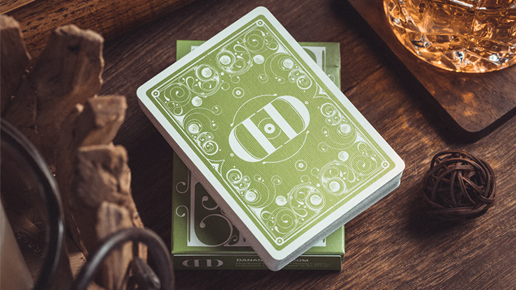Smoke & Mirrors V8, Green (Deluxe) Edition Playing Cards by Dan