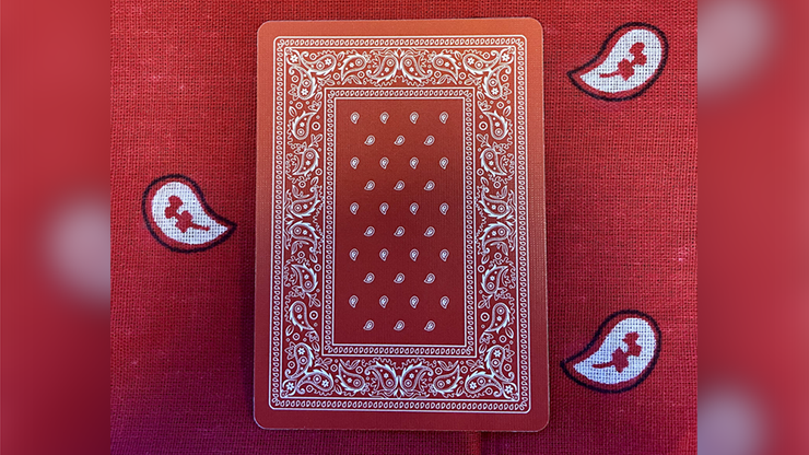 Bicycle Bandana (Red) Playing Cards