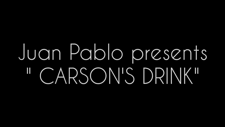 CARSON'S DRINK (Gimmicks and Online Instructions) by Juan Pablo - Trick