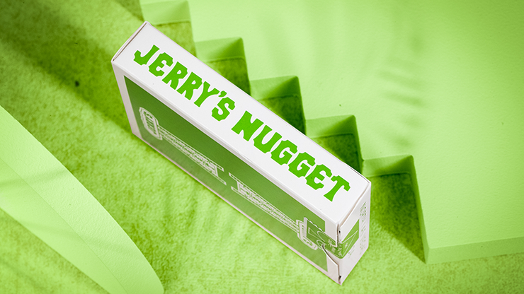 Jerry's Nugget Monotone (Metallic Green) Playing Cards