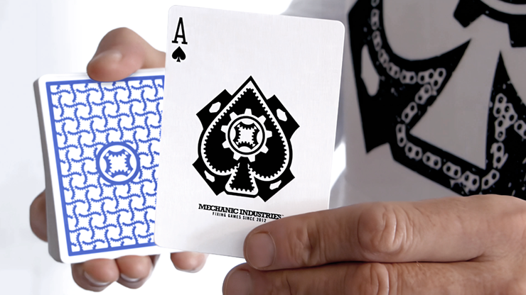 TURN (Blue) Playing Cards by Mechanic Industries - Trick