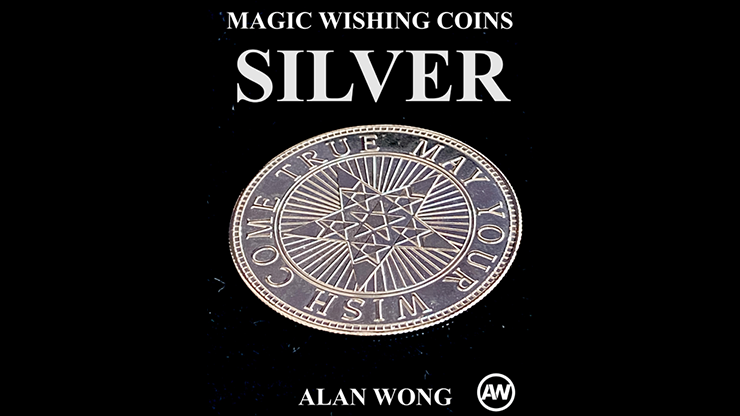 Magic Wishing Coins Silver (12 Coins) by Alan Wong - Trick