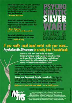 Psychokinetic Silverware by Gerry And Banachek - DVD