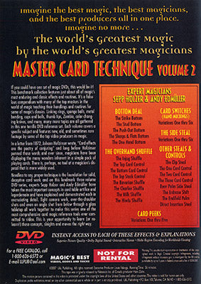 World's Greatest Magic: Master Card Technique Volume 2 - DVD