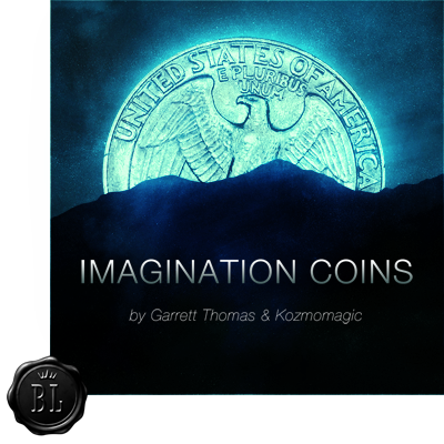 Imagination Coins Euro (DVD and Gimmicks) by Garrett Thomas and Kozmomagic - DVD