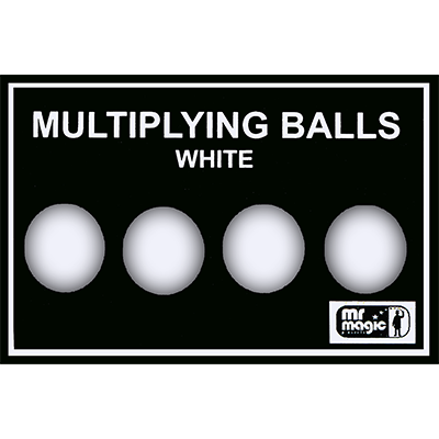 Multiplying Balls (White Plastic) by Mr. Magic - Trick