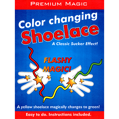 Color Changing Shoelaces by Premium Magic - Trick